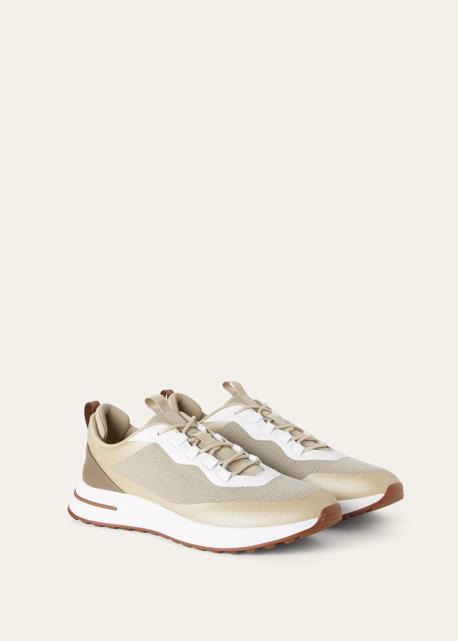 Weekend Microfiber Walking Sneakers Desert Beige