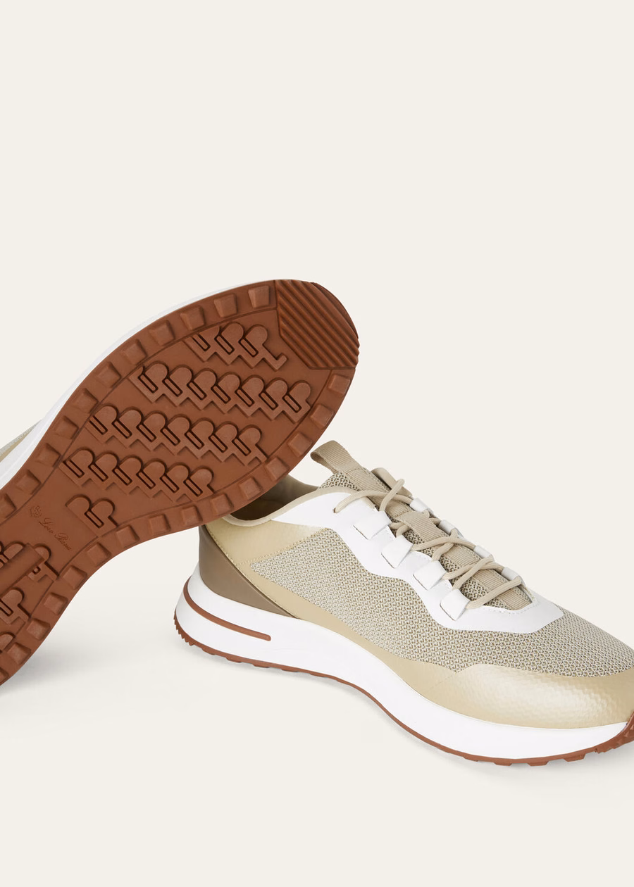 Weekend Microfiber Walking Sneakers Desert Beige