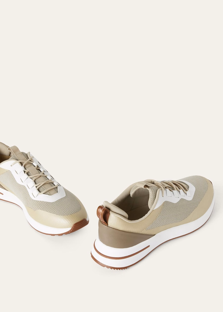 Weekend Microfiber Walking Sneakers Desert Beige