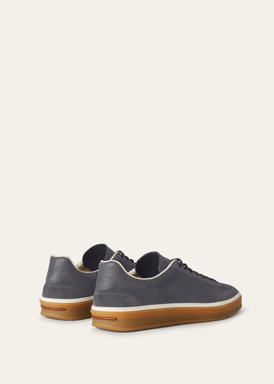 Tennis Walk Tennis Suede Calf Split Warm Grey