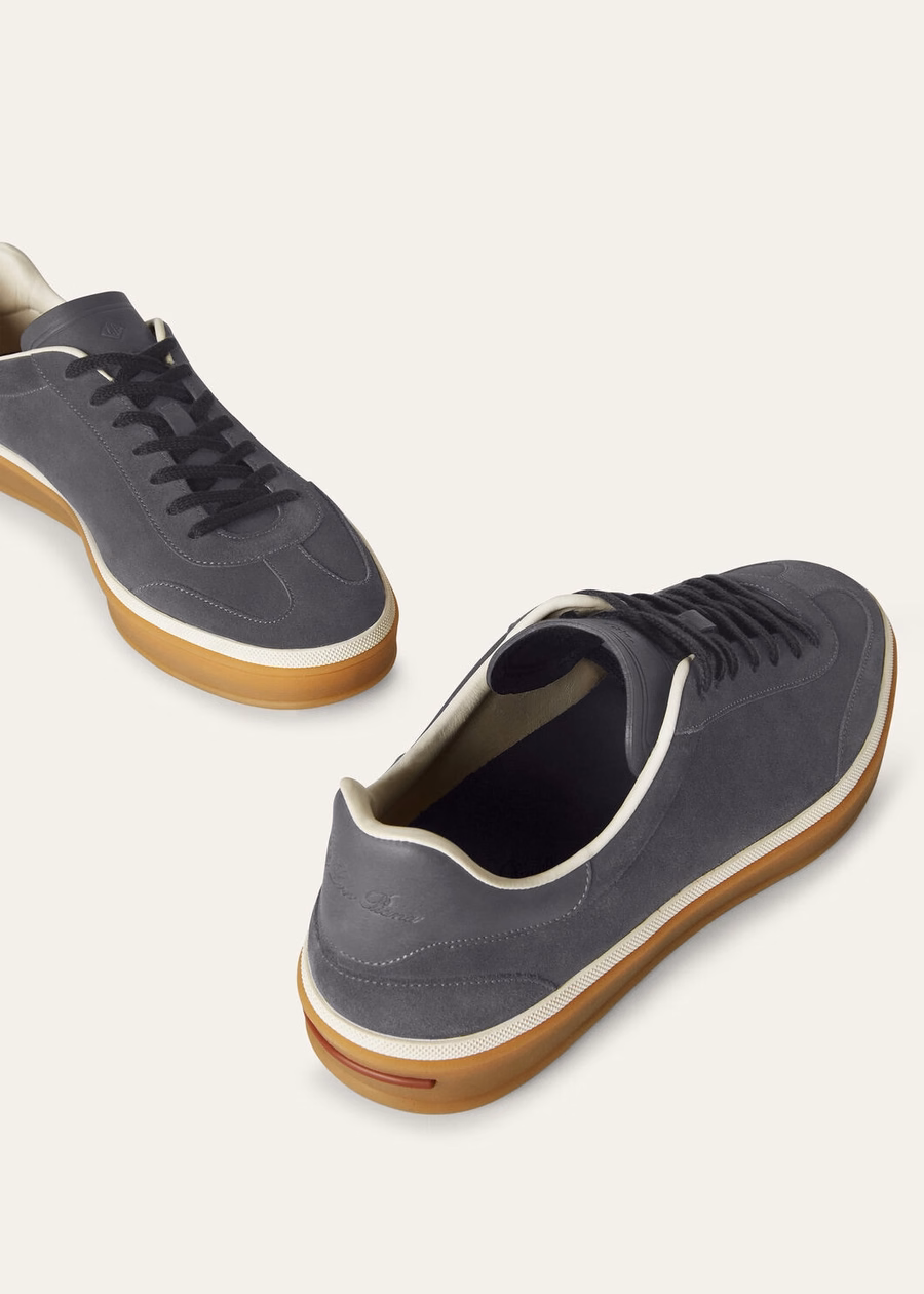 Tennis Walk Tennis Suede Calf Split Warm Grey