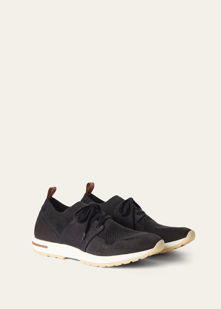 360 LP Flexy Walk Sneaker in Caviar Virgin Wool