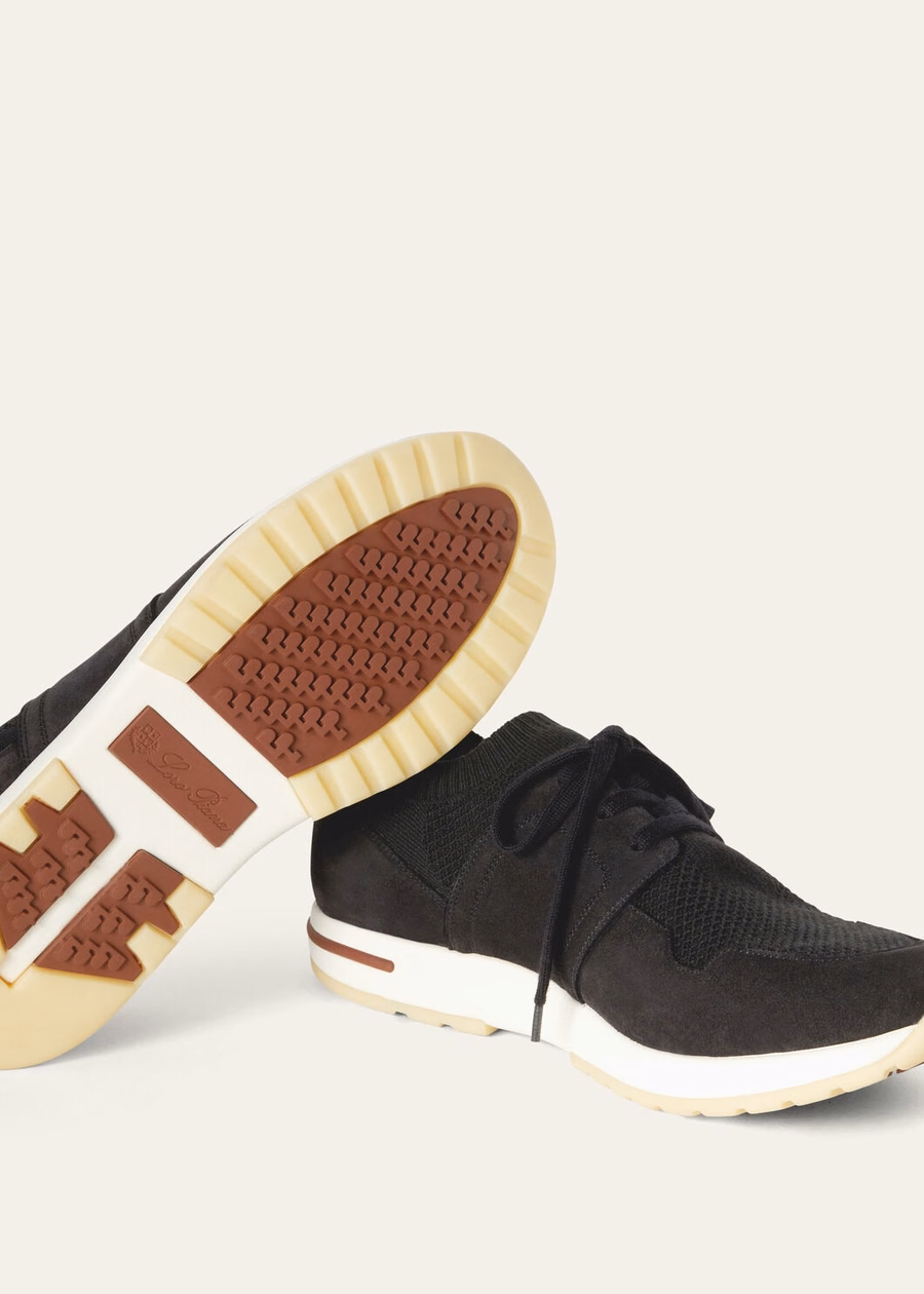 360 LP Flexy Walk Sneaker in Caviar Virgin Wool