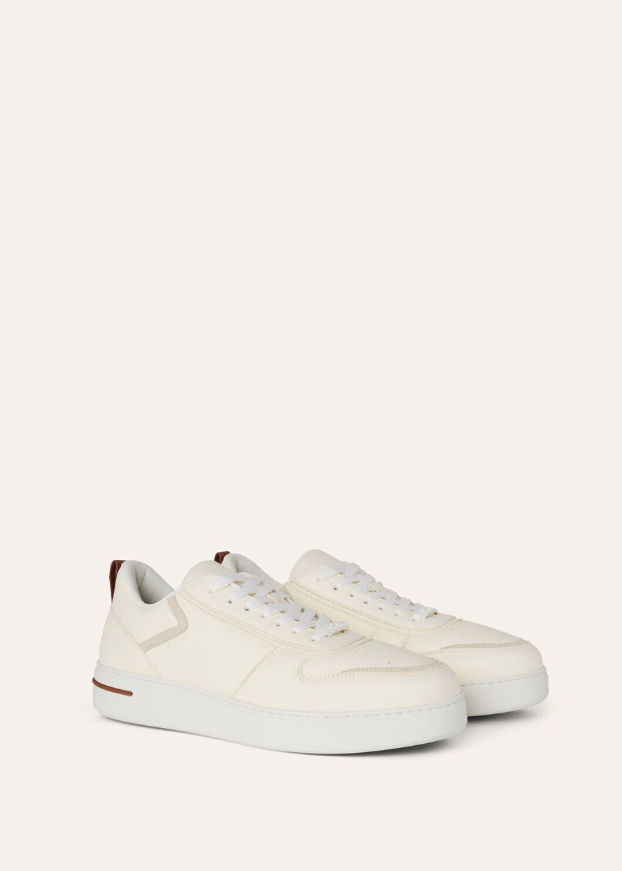 Newport 2.0 Walk Sneaker in white calfskin