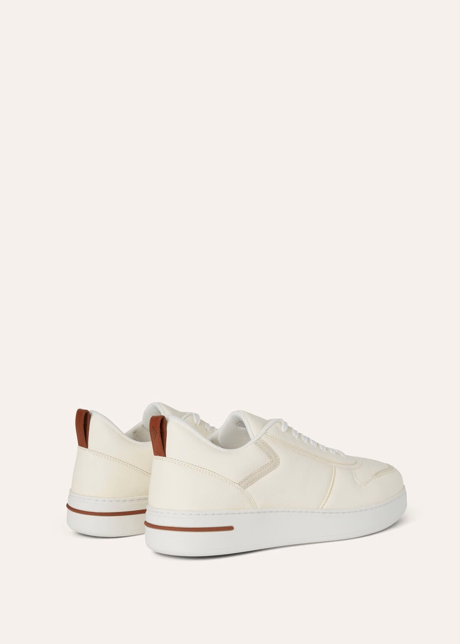 Newport 2.0 Walk Sneaker in white calfskin