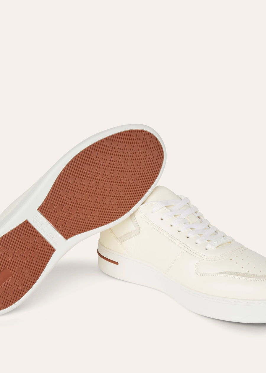 Newport 2.0 Walk Sneaker in white calfskin