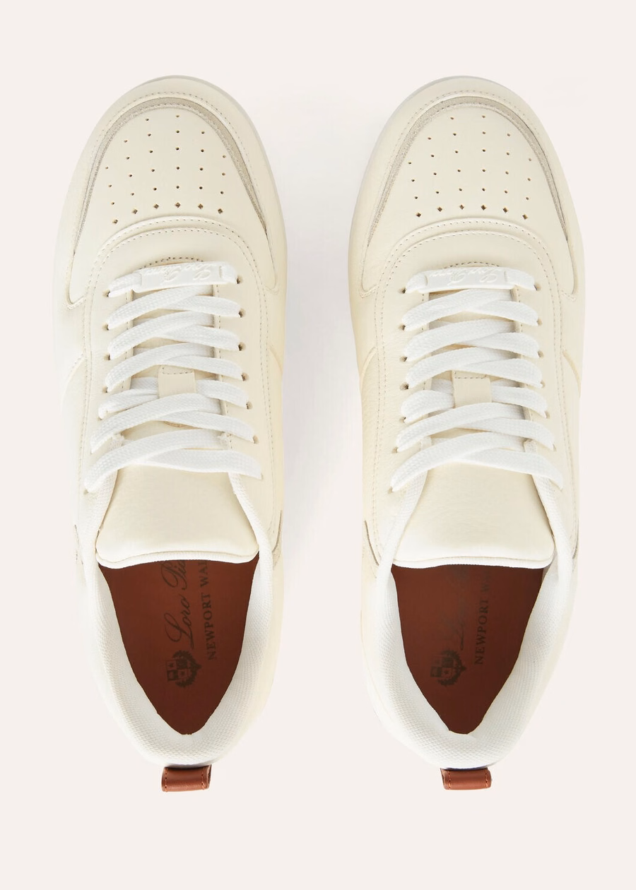 Newport 2.0 Walk Sneaker in white calfskin