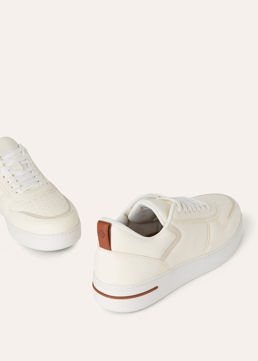 Newport 2.0 Walk Sneaker in white calfskin