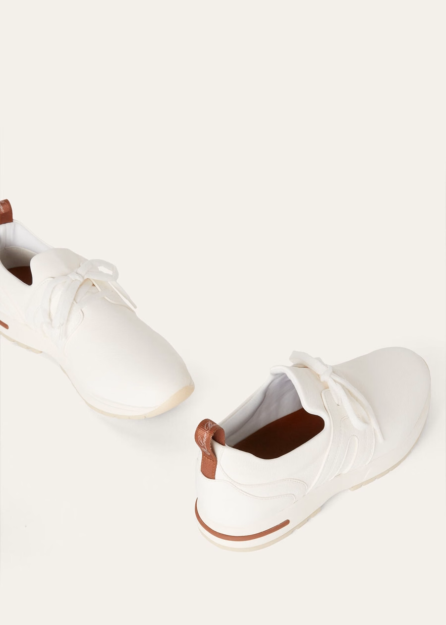 360 LP Flexy Walk Tennis, White Deerskin