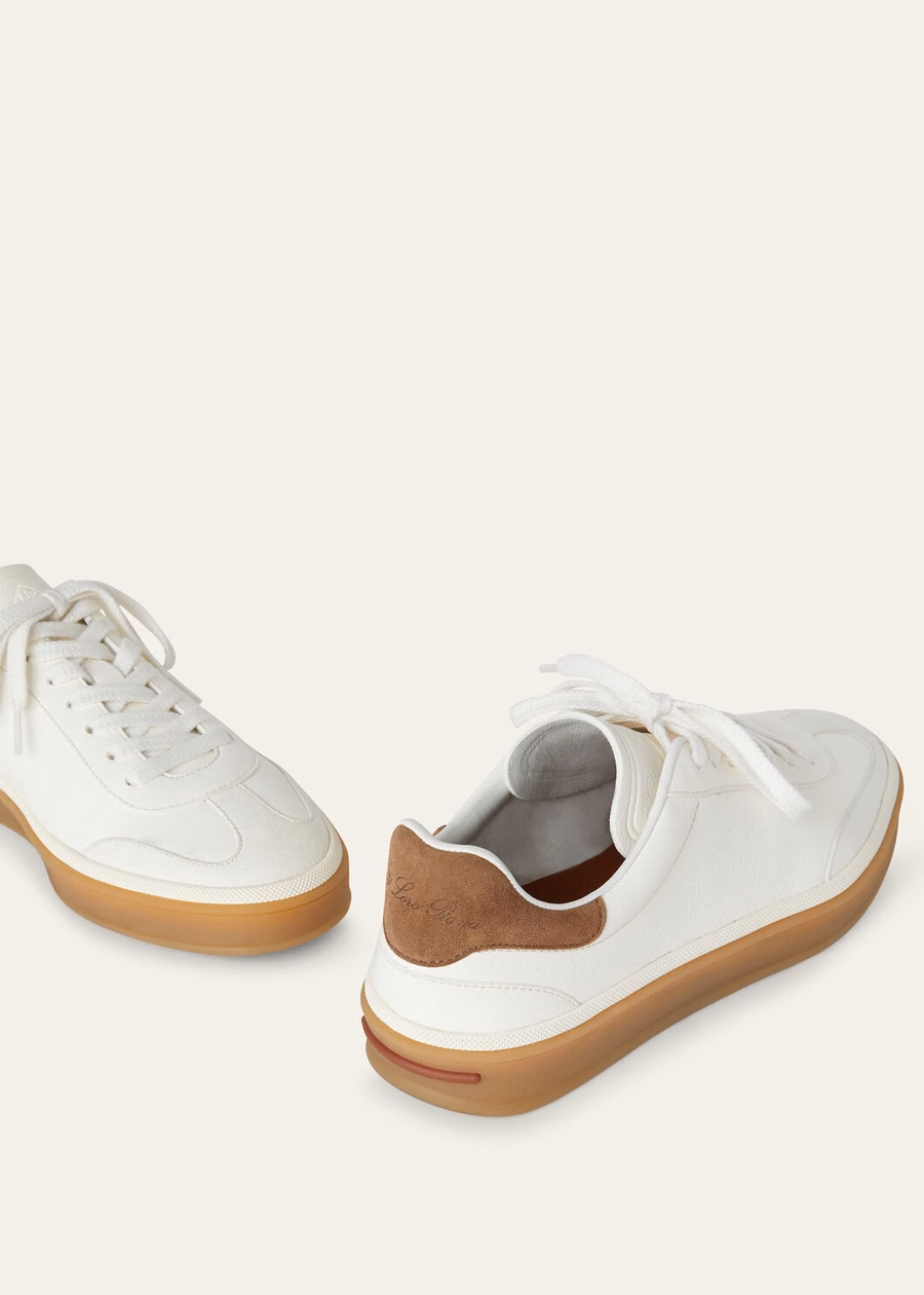 Walk Tennis white deerskin
