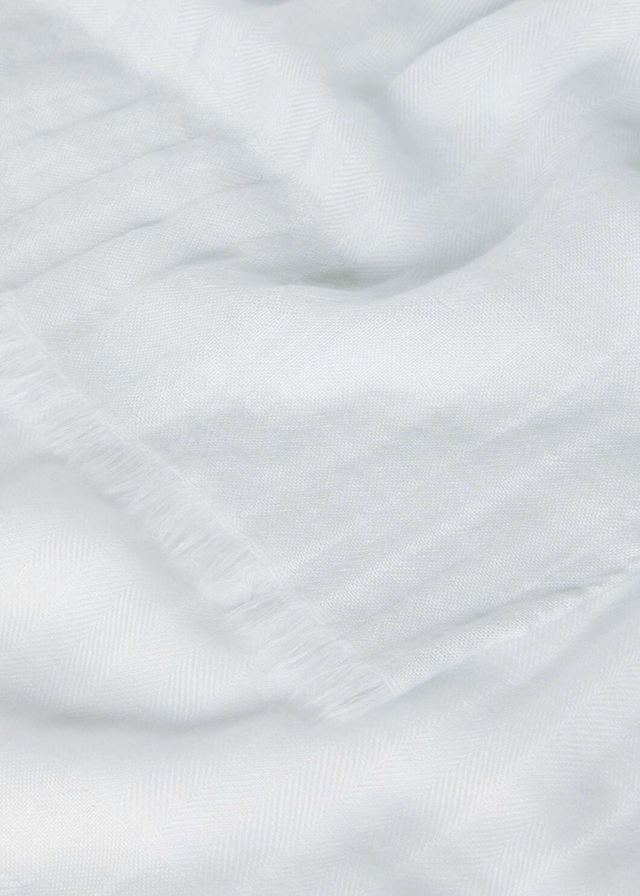 Maxi Crest Stole Cashmere Mint Meadow