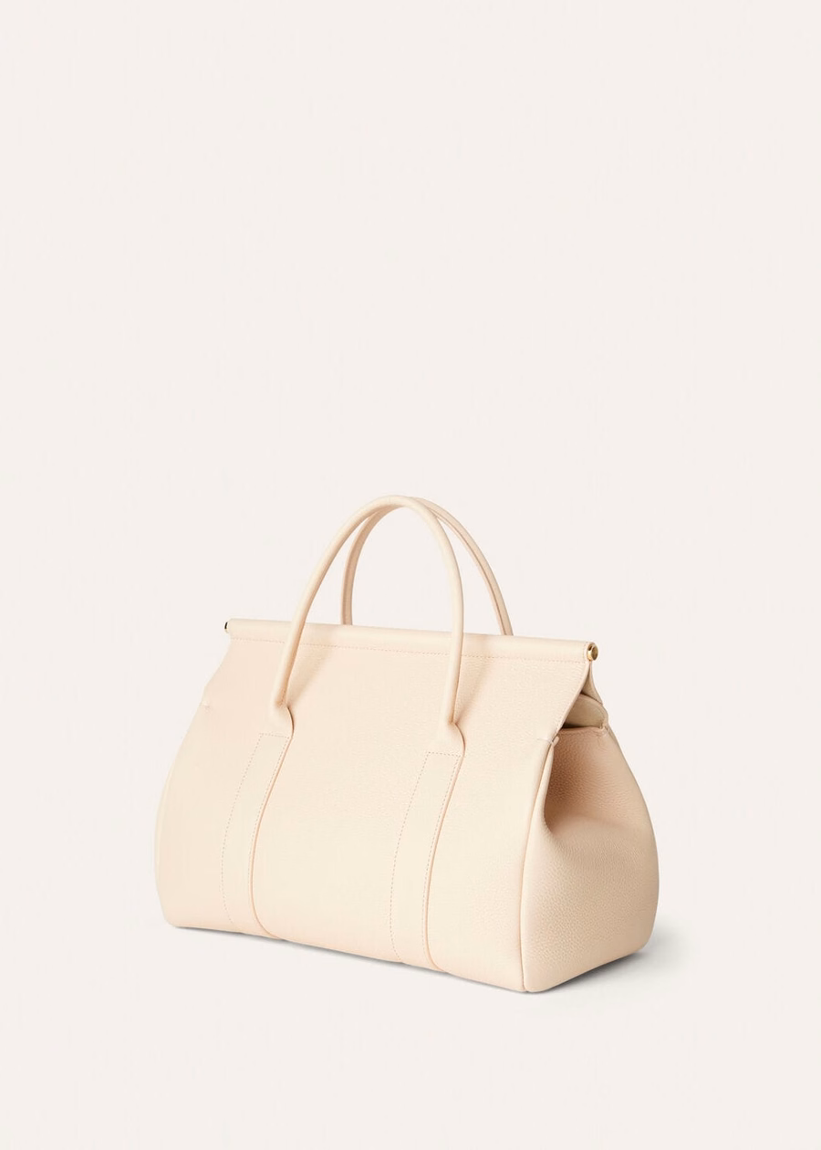 Loom Bag L32 Grained Calfskin Cream Honey/Sun Gold