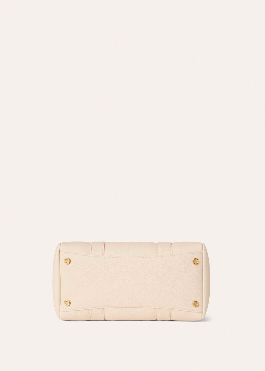 Loom Bag L32 Grained Calfskin Cream Honey/Sun Gold