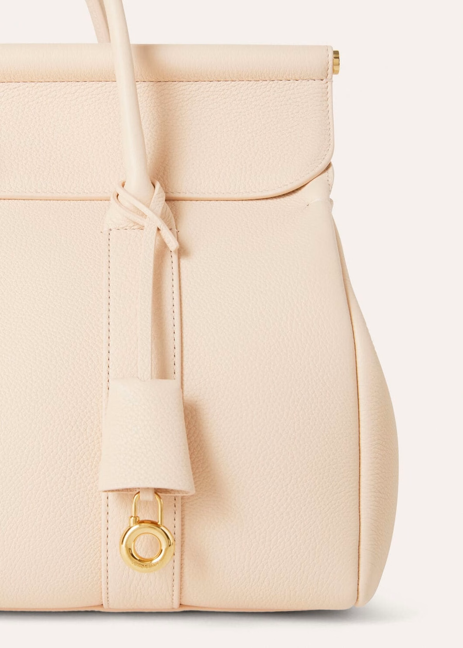 Loom Bag L32 Grained Calfskin Cream Honey/Sun Gold