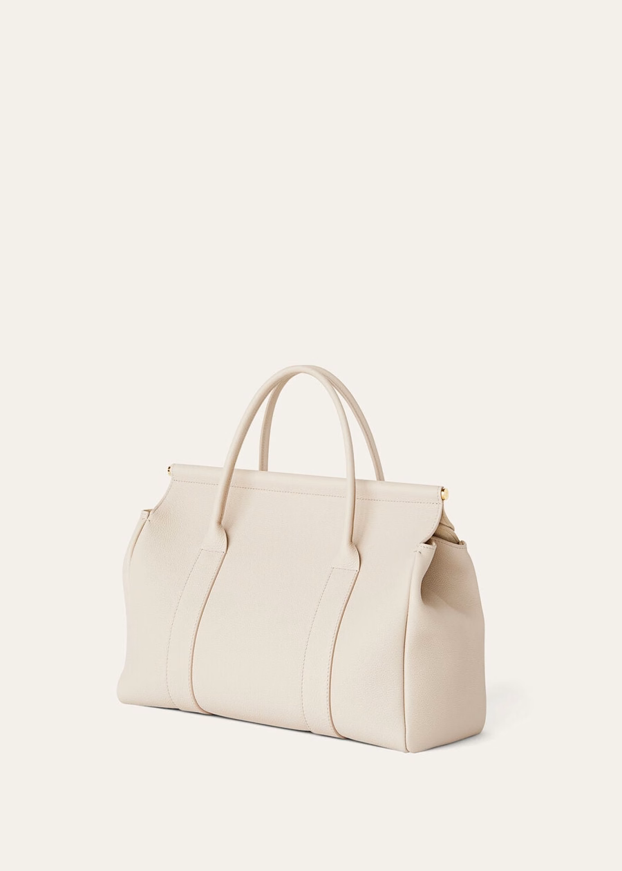 Loom Bag L32 Light Travertine/Sun Gold Grained Calfskin