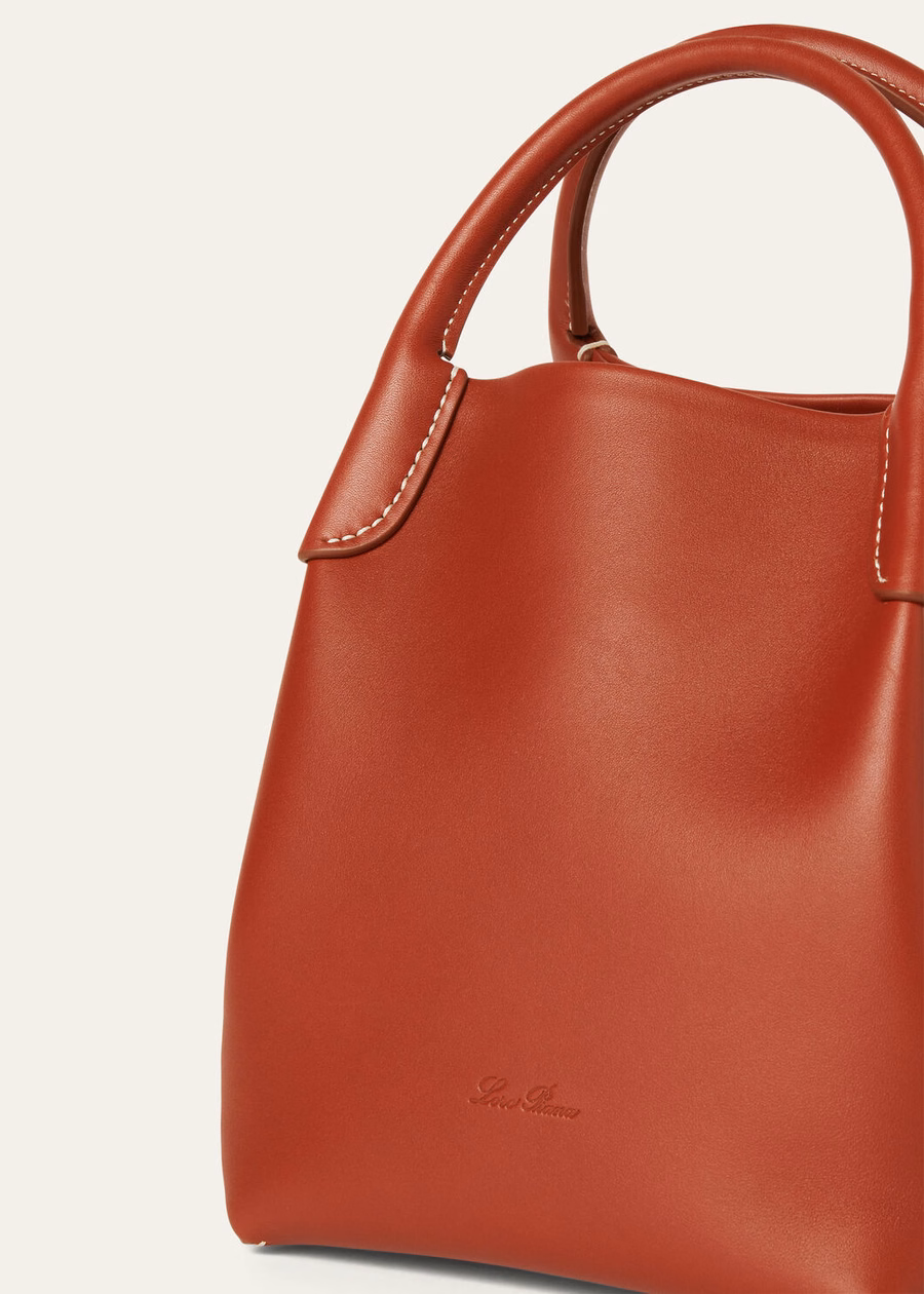 Small Bale Bag Smooth Calfskin Deep Kummel