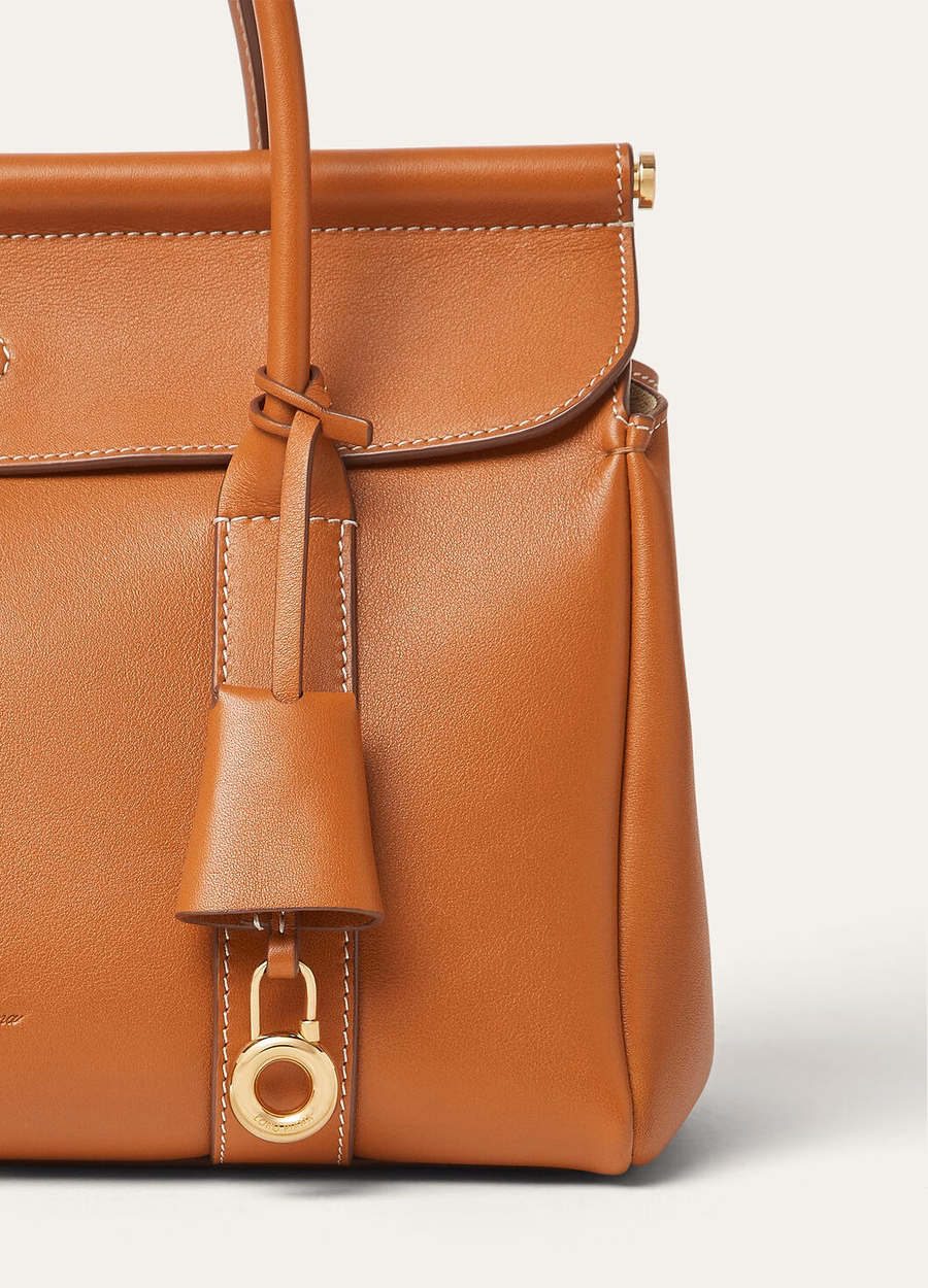 Loom L25 Bag Calfskin Warm Tan/Sun Gold