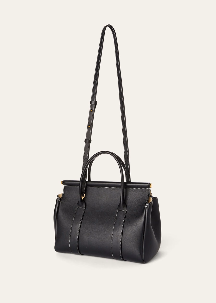 Loom L25 Bag Black Calfskin/Sun Gold