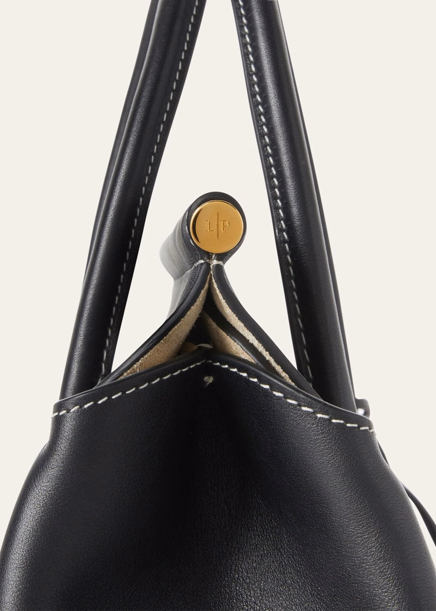 Loom L25 Bag Black Calfskin/Sun Gold
