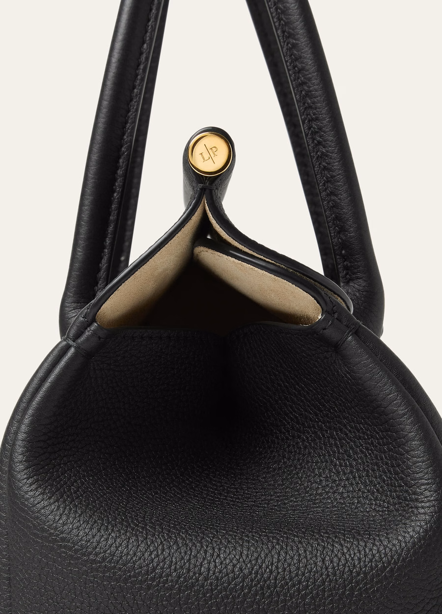 Loom L25 Bag Black Calfskin/Sun Gold