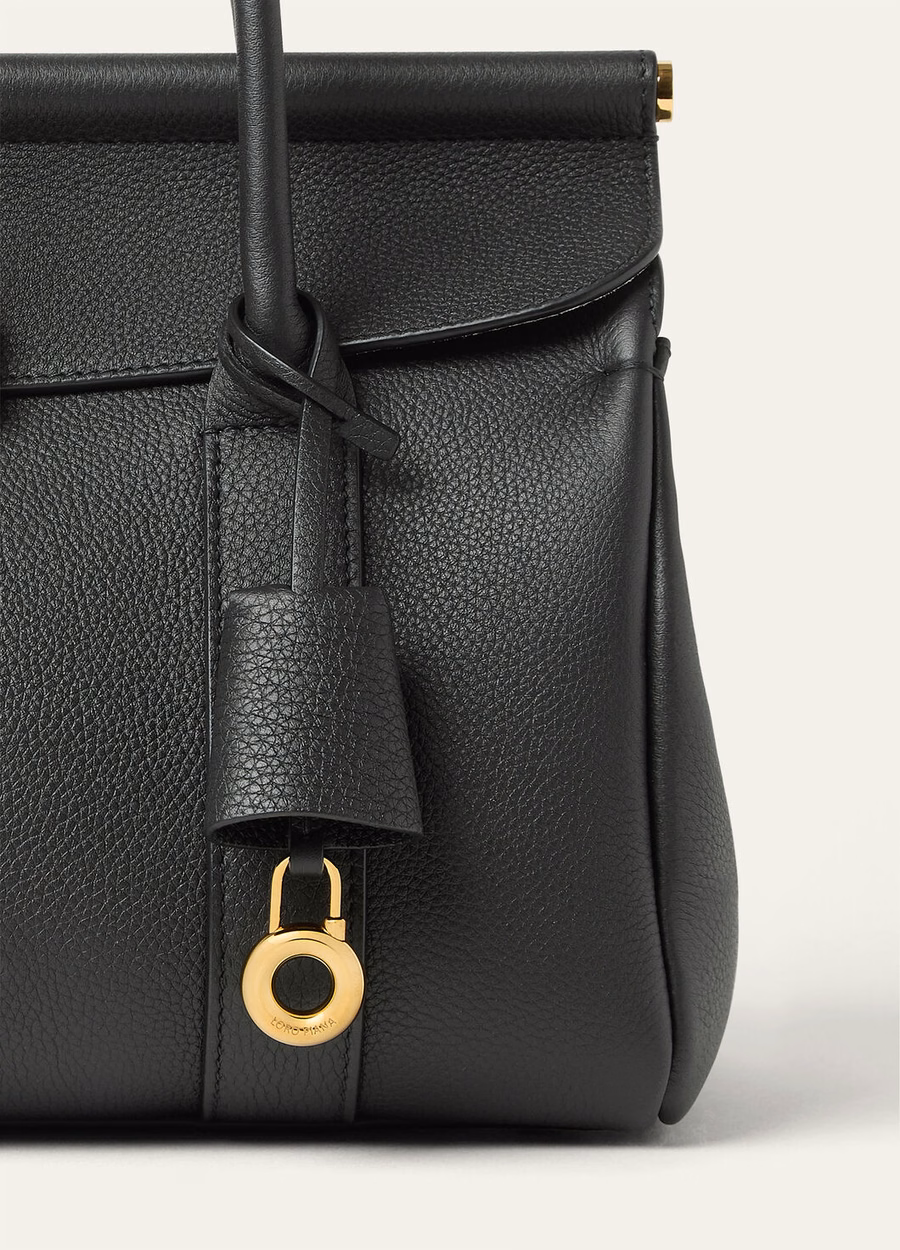 Loom L25 Bag Black Calfskin/Sun Gold
