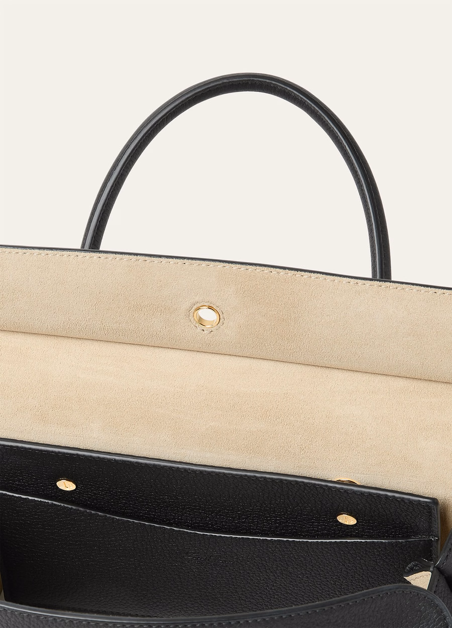 Loom L25 Bag Black Calfskin/Sun Gold