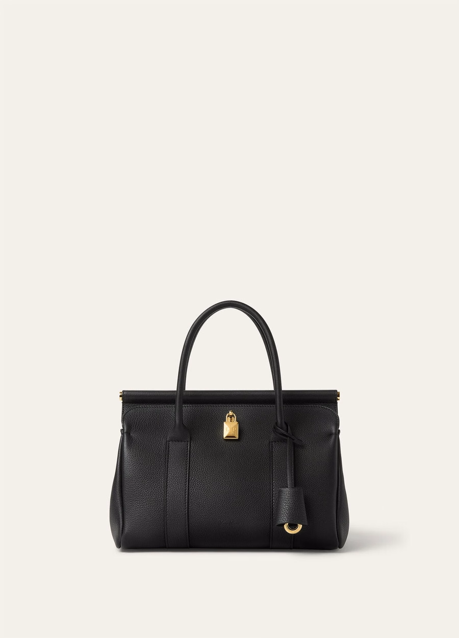 Loom L25 Bag Black Calfskin/Sun Gold