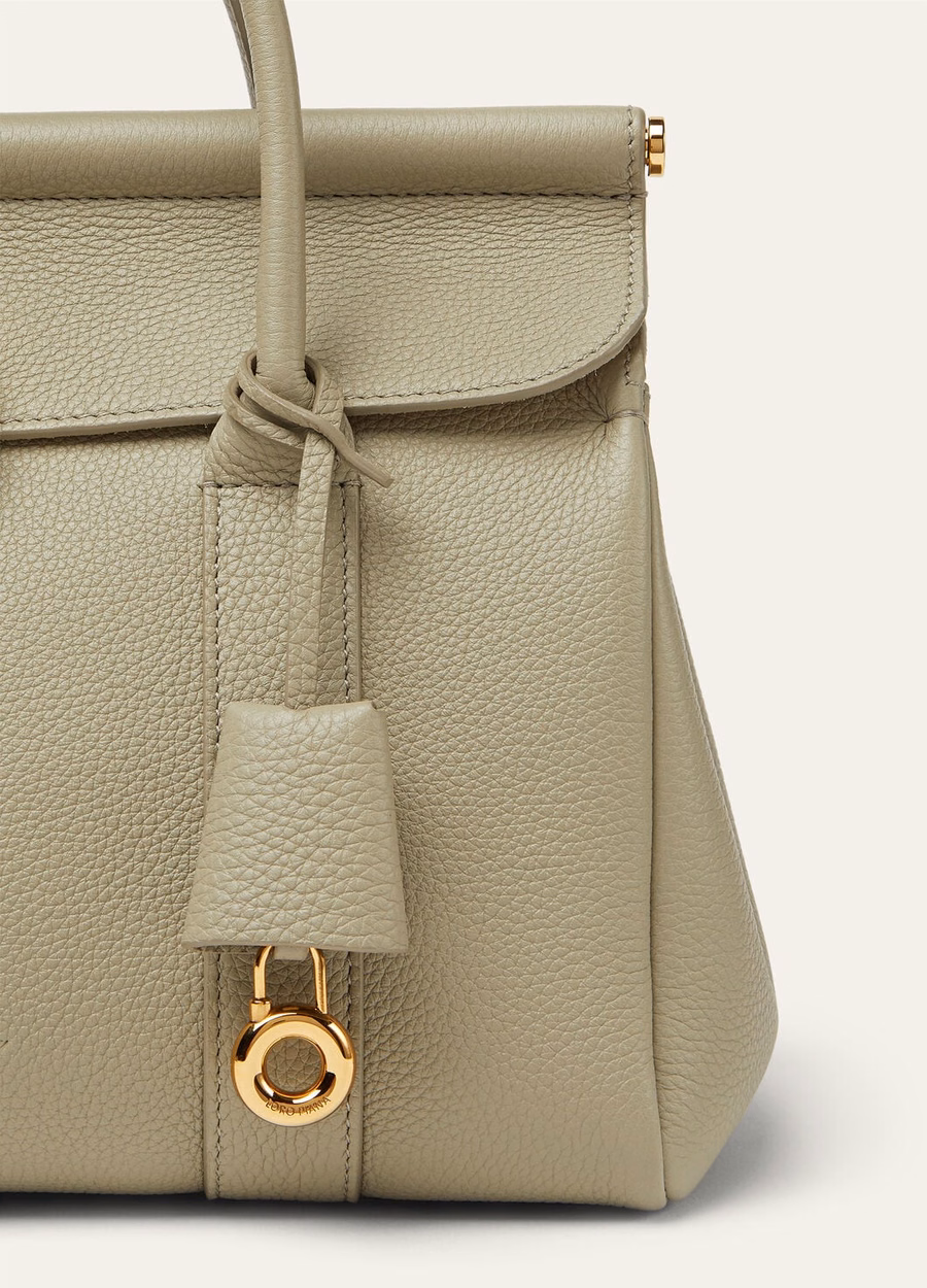 Targon/Sun Gold L25 Dry Calfskin Leather Loom Bag