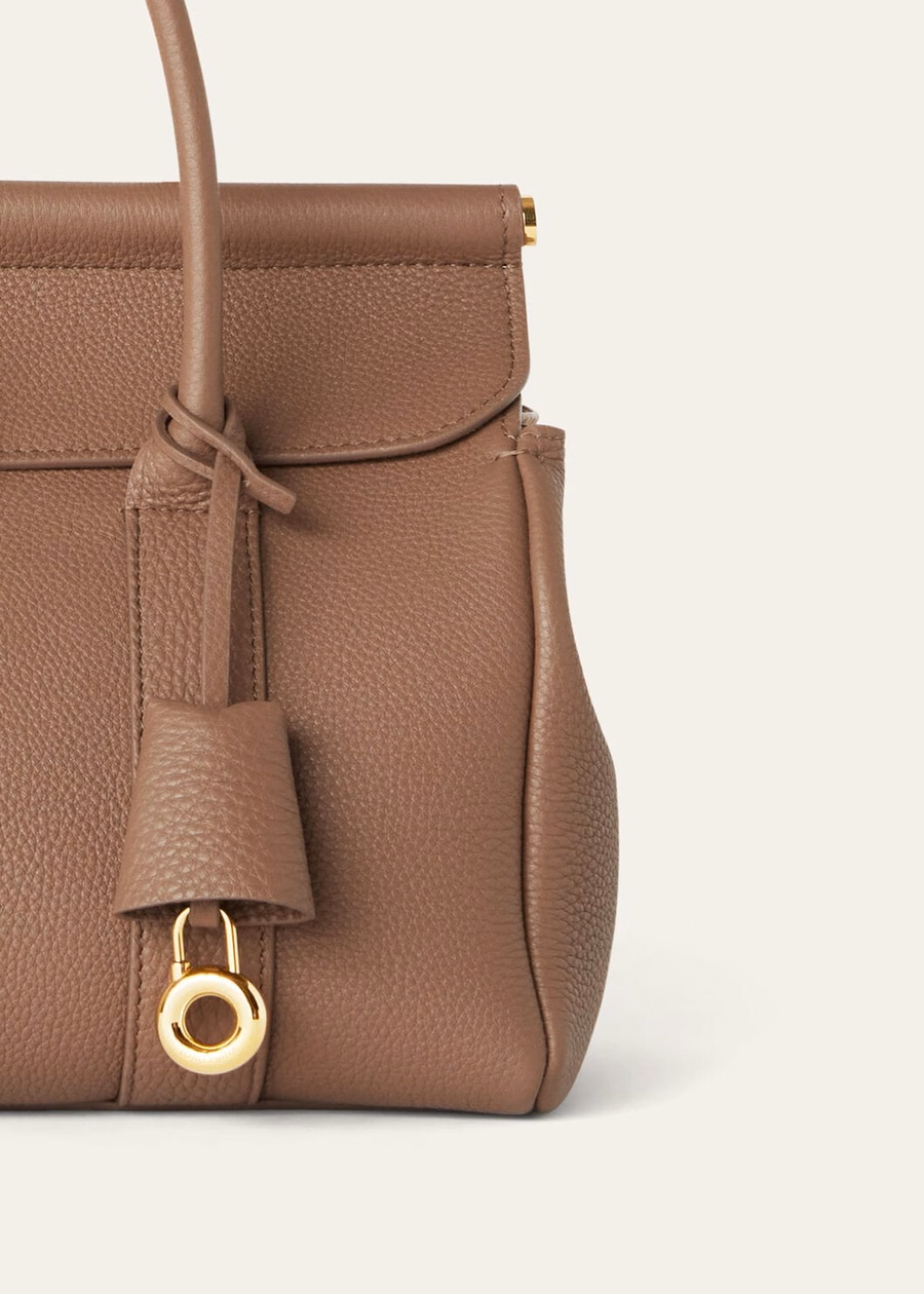 Loom L25 Fossil Calfskin/Sun Gold Bag