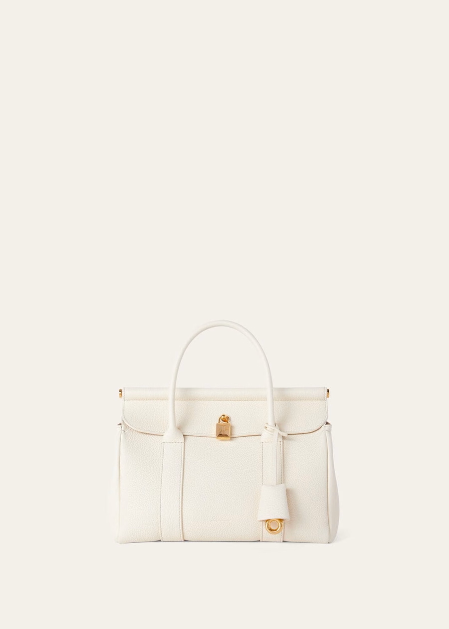 Bag Loom L25 Calfskin Whisper White/Sun Gold