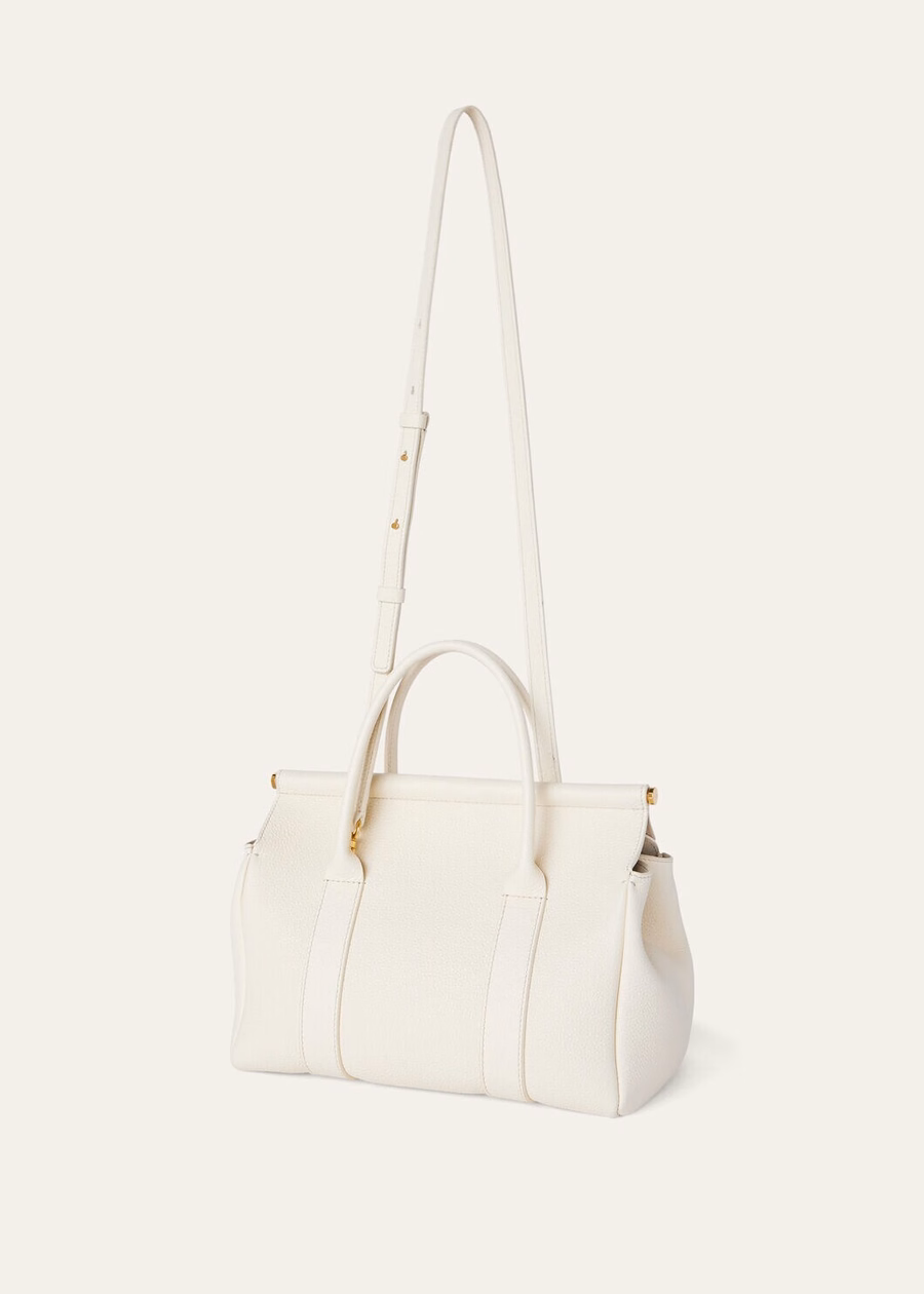 Bag Loom L25 Calfskin Whisper White/Sun Gold