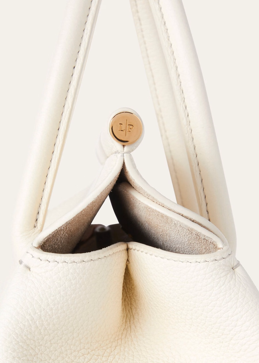 Bag Loom L25 Calfskin Whisper White/Sun Gold
