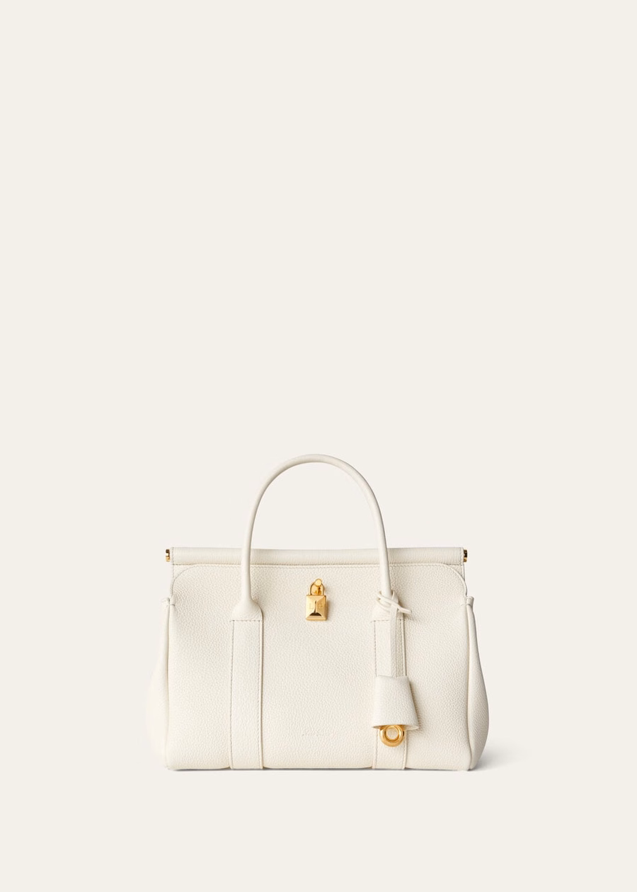 Bag Loom L25 Calfskin Whisper White/Sun Gold