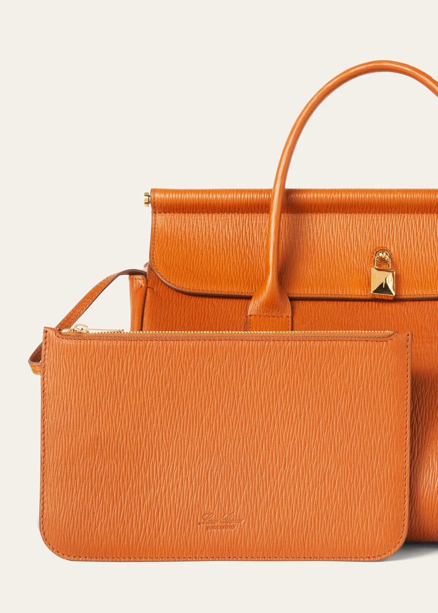 Loom L32 Bag Calfskin Warm Tan/Sun Gold