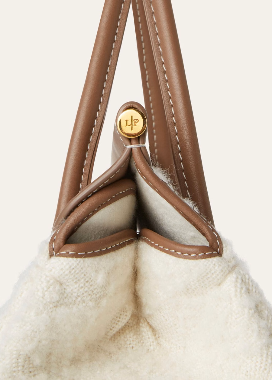 Loom L25 Silk Cashmere Bag Nougat/Fossil/Sun Gold