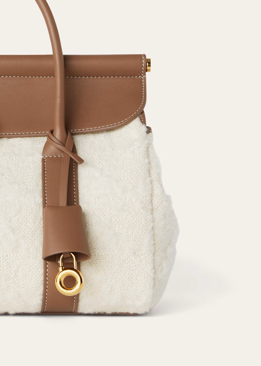 Loom L25 Silk Cashmere Bag Nougat/Fossil/Sun Gold