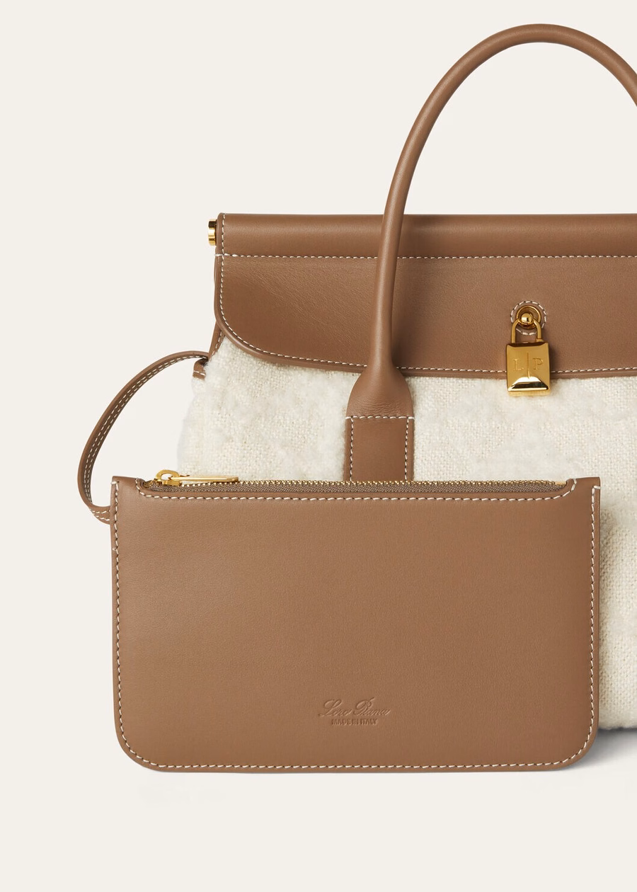 Loom L25 Silk Cashmere Bag Nougat/Fossil/Sun Gold
