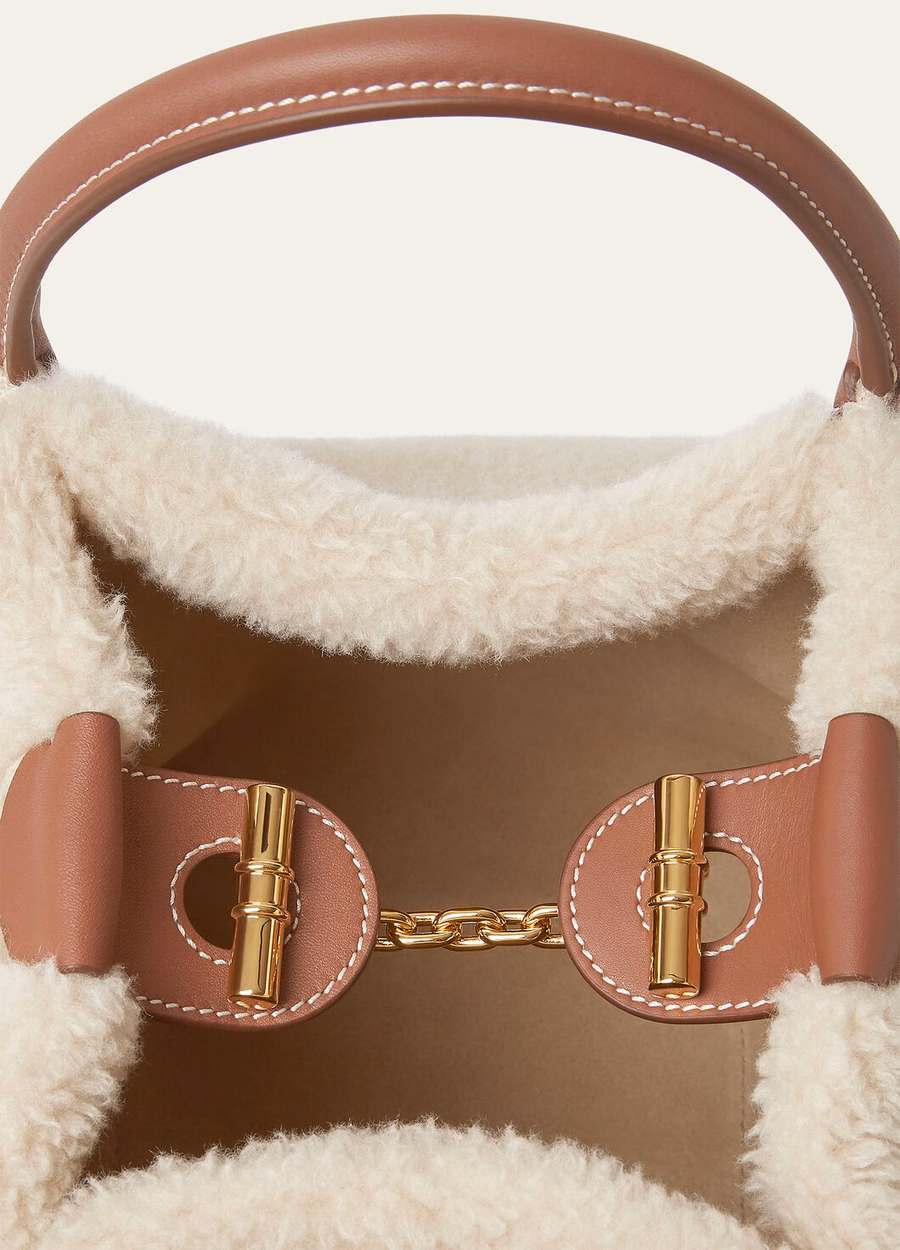 Small Bale Bag Silk Cashmere Old Paper/Caramel Sugar/Sun Gold