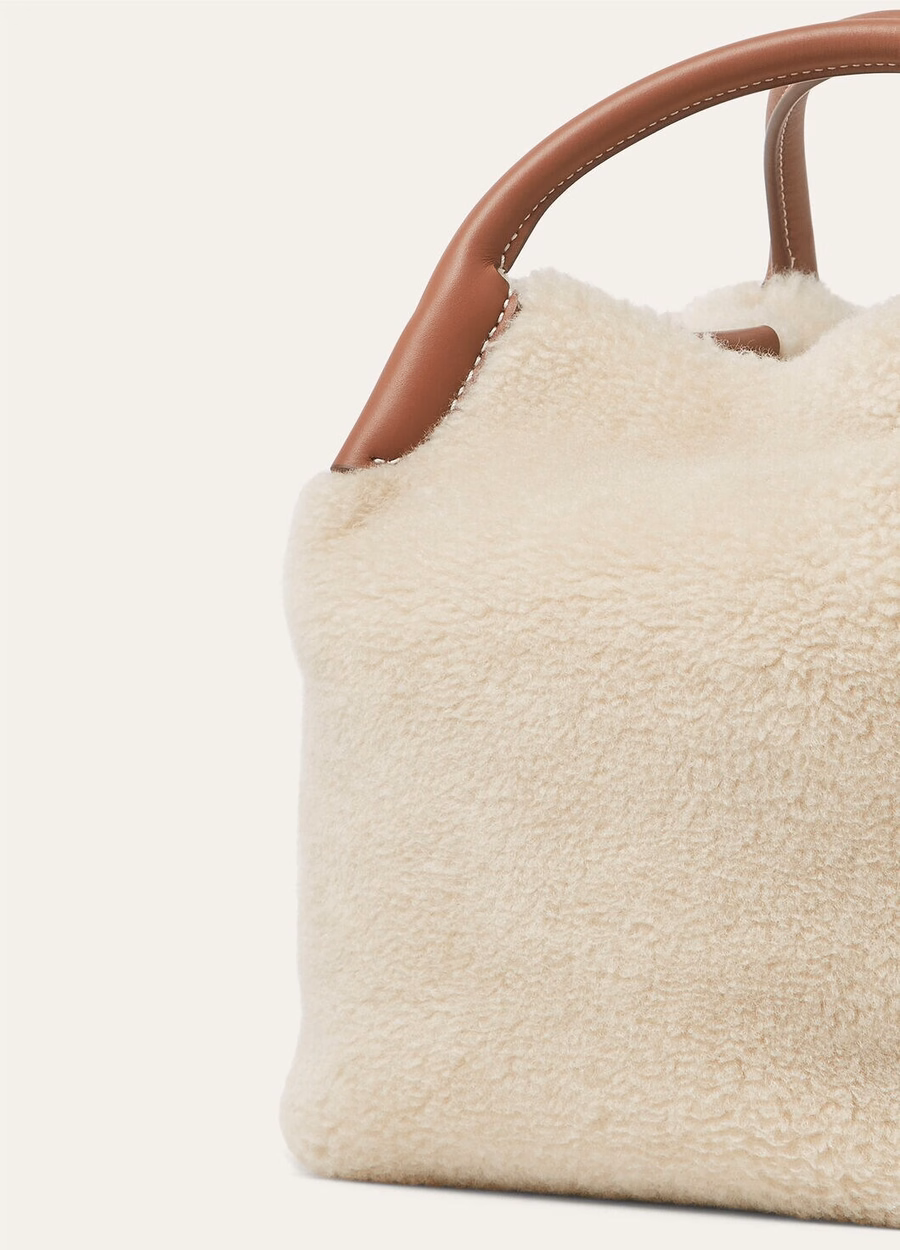 Small Bale Bag Silk Cashmere Old Paper/Caramel Sugar/Sun Gold