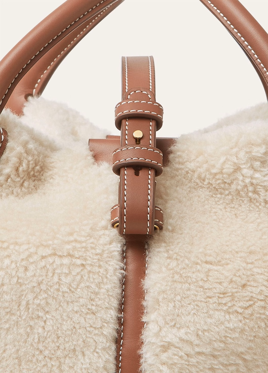 Small Bale Bag Silk Cashmere Old Paper/Caramel Sugar/Sun Gold