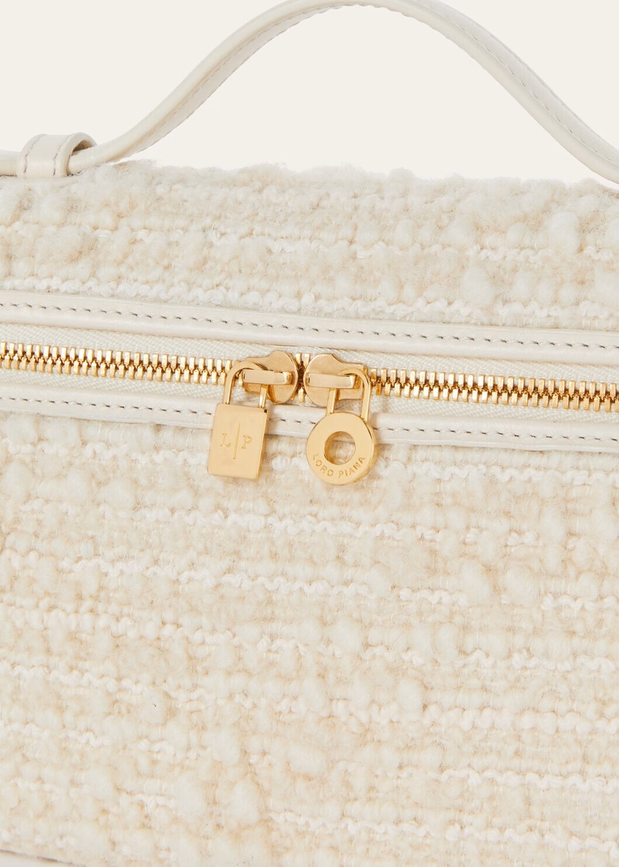 Extra pocket L19 Cotton Virgin wool Whisper White/Sun Gold