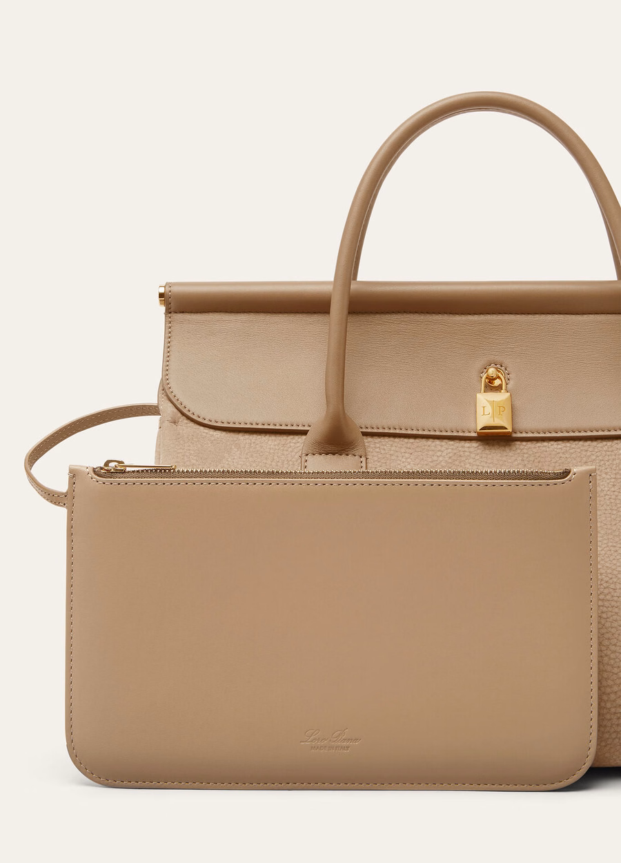 Loom L32 Bag Fume Taupe/Sun Gold Calfskin