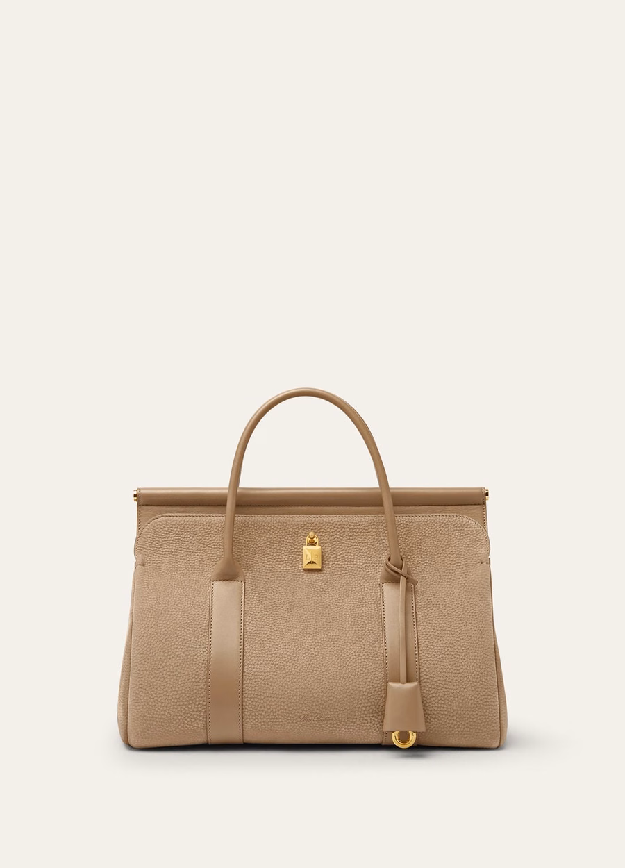 Loom L32 Bag Fume Taupe/Sun Gold Calfskin