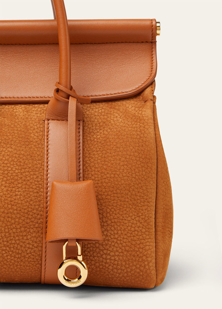 Loom L25 Bag Calfskin Bon Ton Brown/Sun Gold