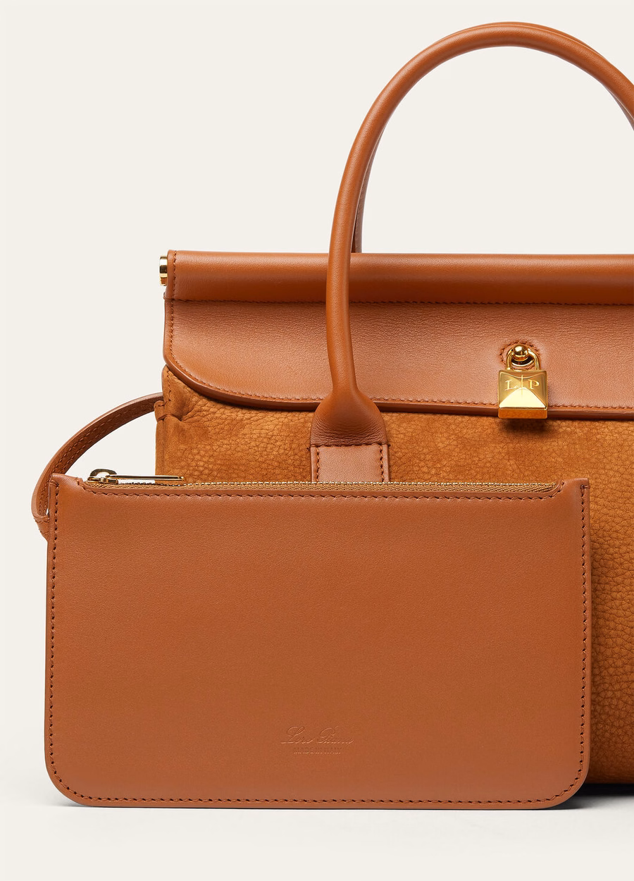 Loom L25 Bag Calfskin Bon Ton Brown/Sun Gold