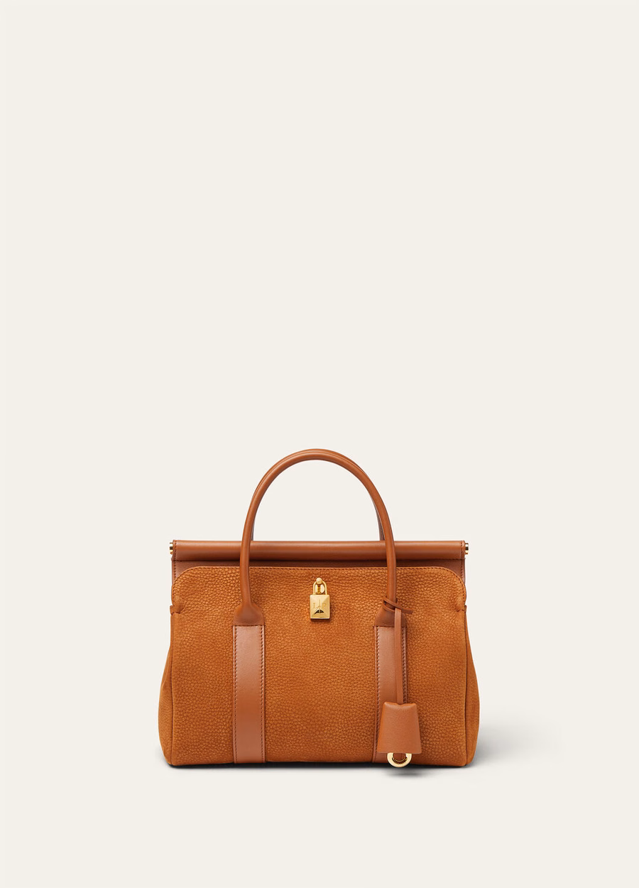 Loom L25 Bag Calfskin Bon Ton Brown/Sun Gold