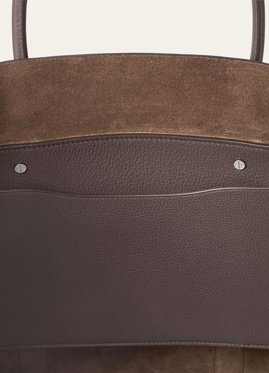 Beam Large Bag Calfskin Dark Chocolate Licorice/Onyx