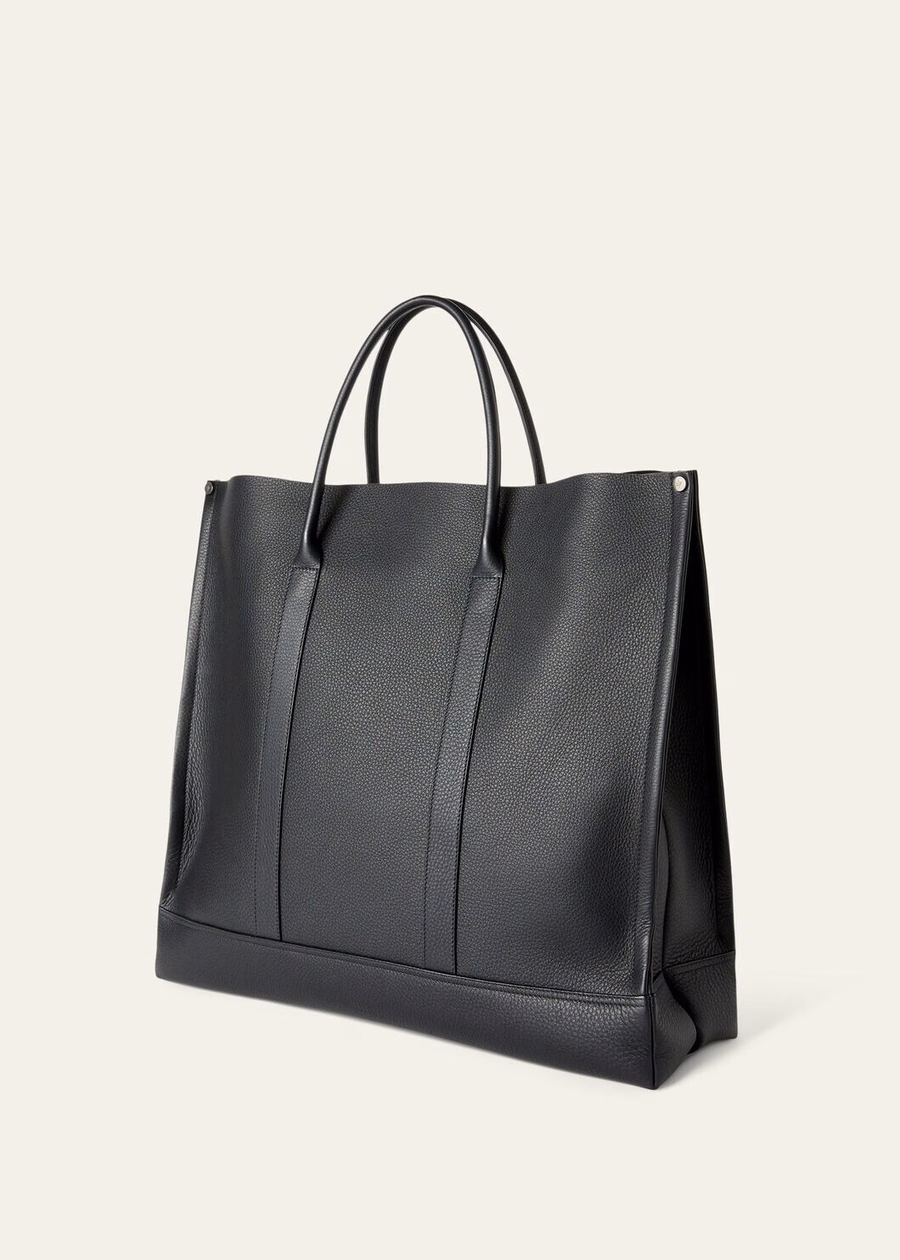 Small Beam Bag Black/Onyx Calfskin