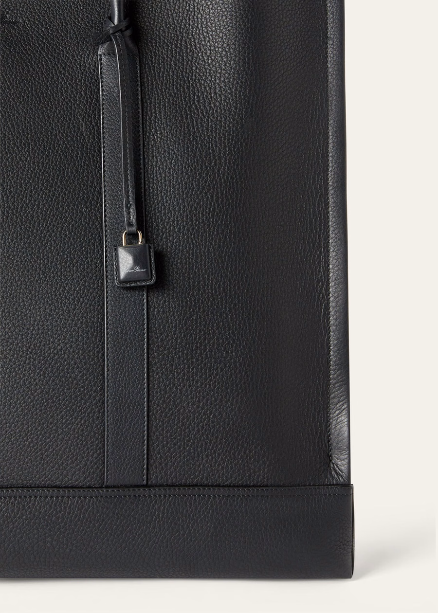 Small Beam Bag Black/Onyx Calfskin