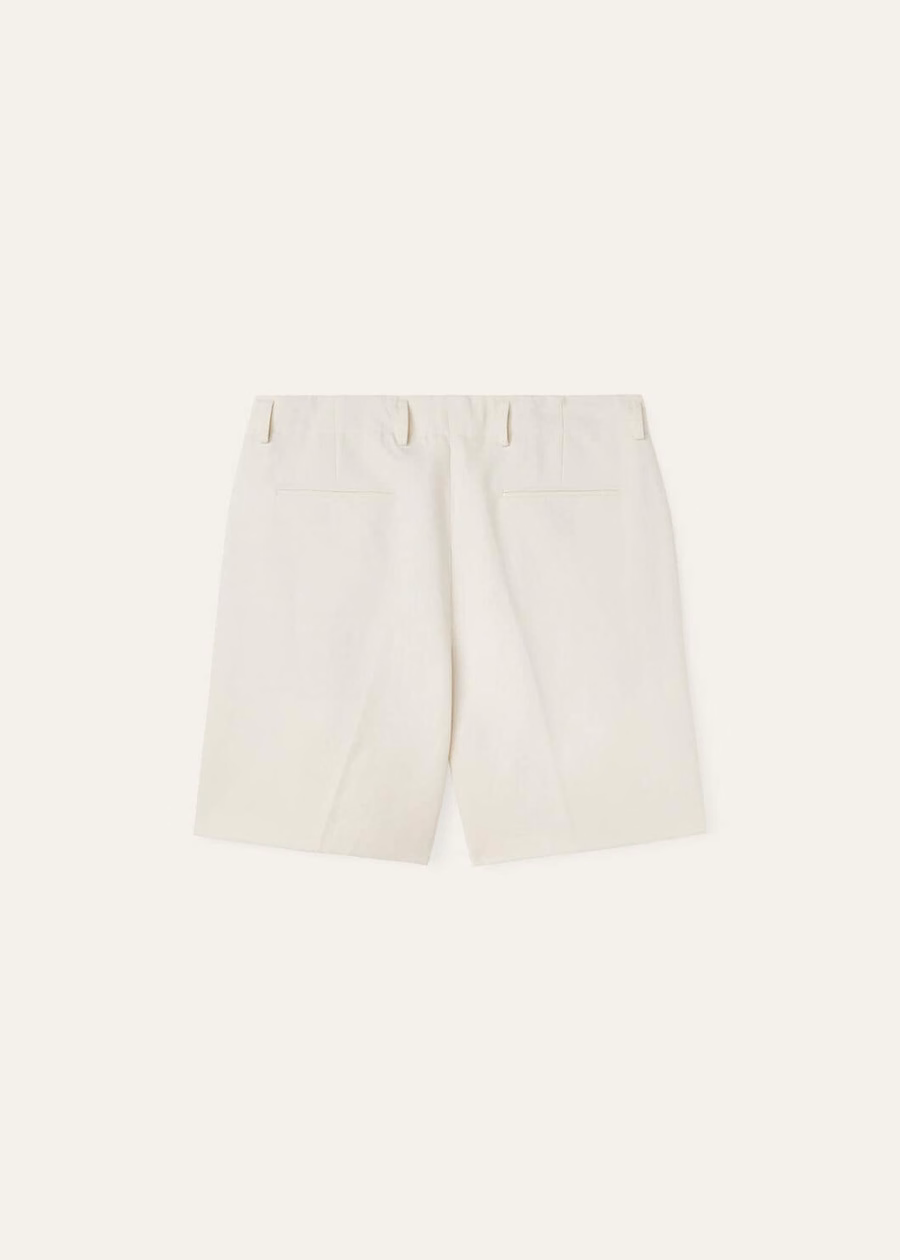 Joetsu Cotton Shorts In Arctic Wolf